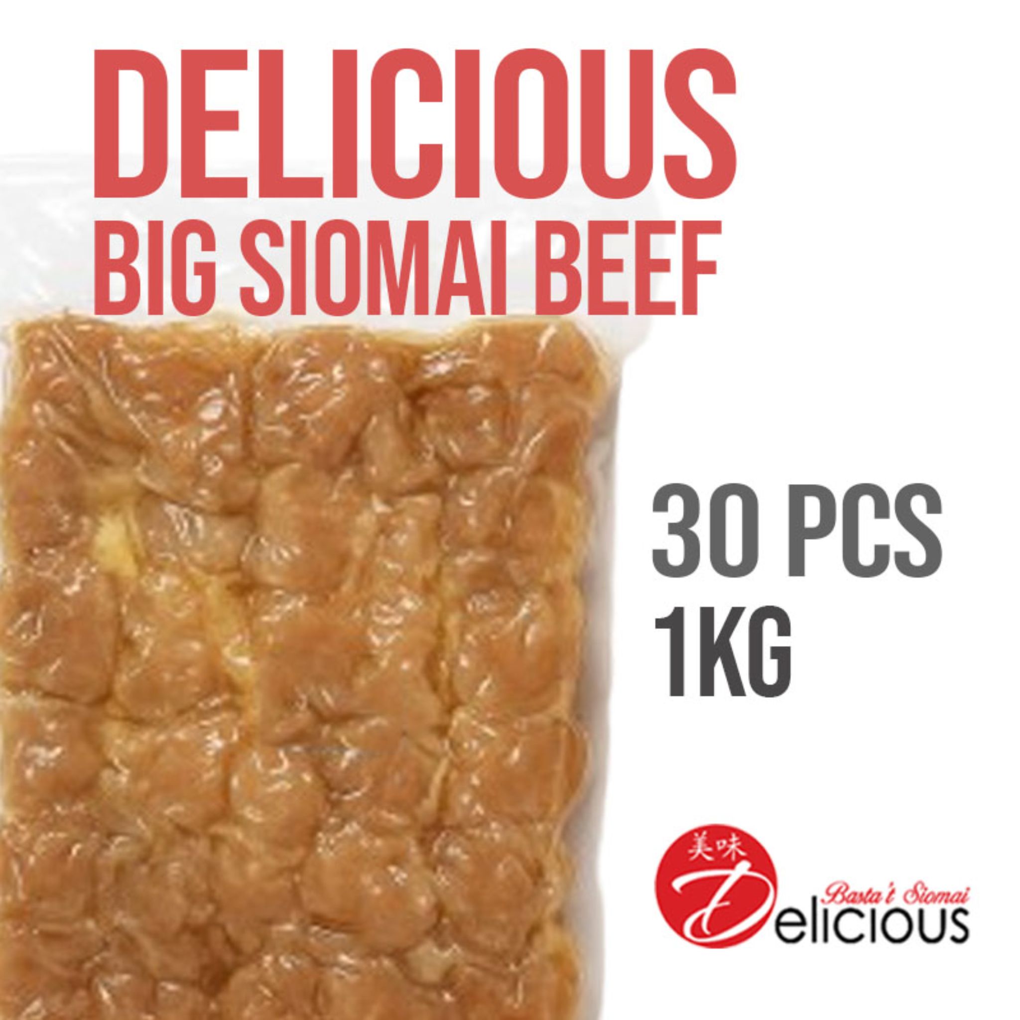 Delicious Big Siomai Beef 1kg x 30s